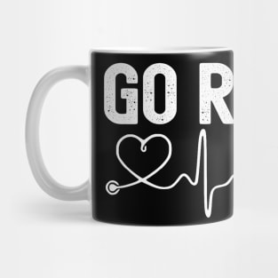 Go Red Heart Disease American Heart Health Awareness Month Mug